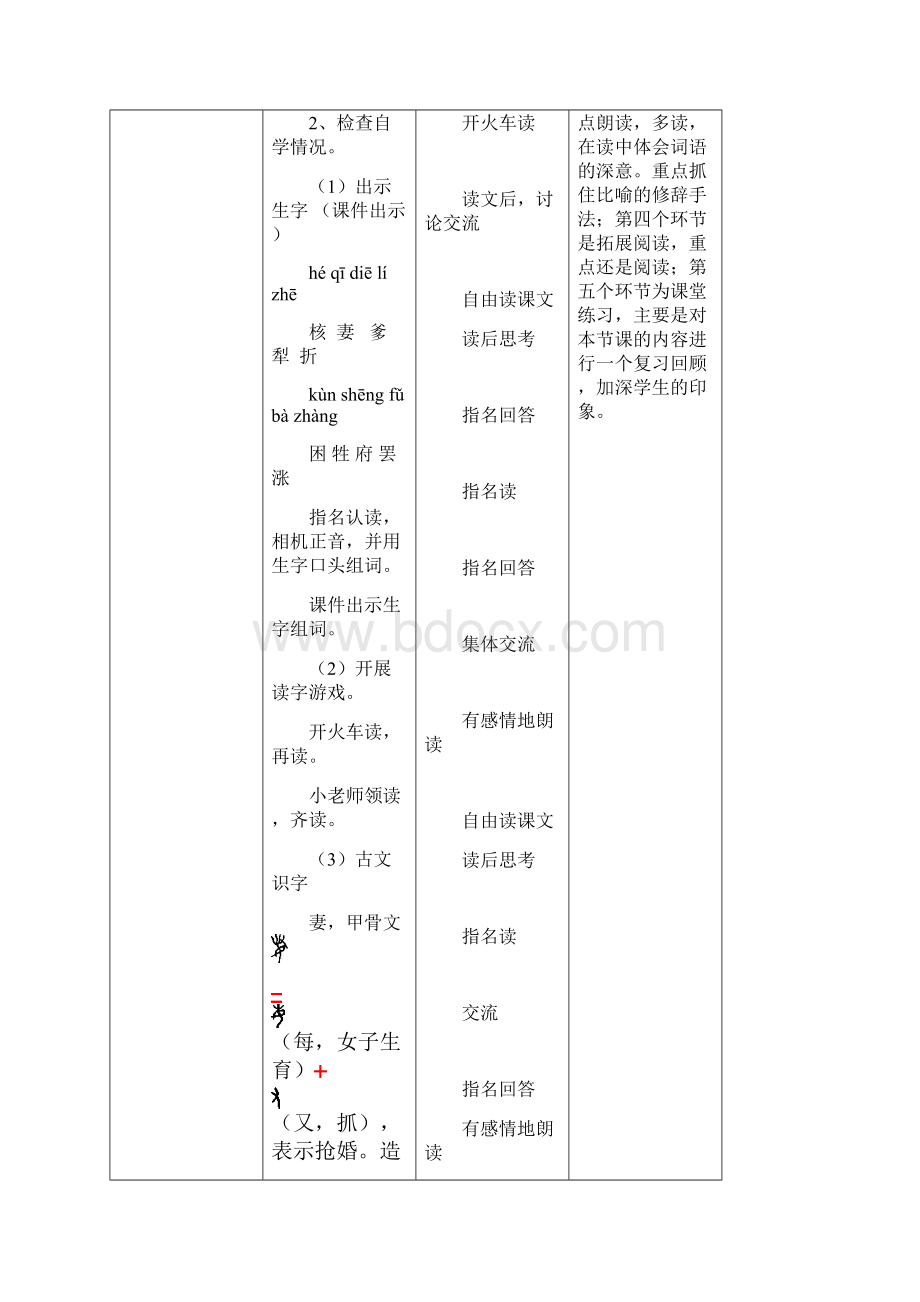 春季学期 小学语文部编版三年级下册 第八单元28《枣核》一课时教学设计.docx_第3页