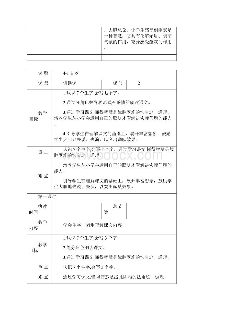 长春版四年级上册语文第四板块教案.docx_第2页