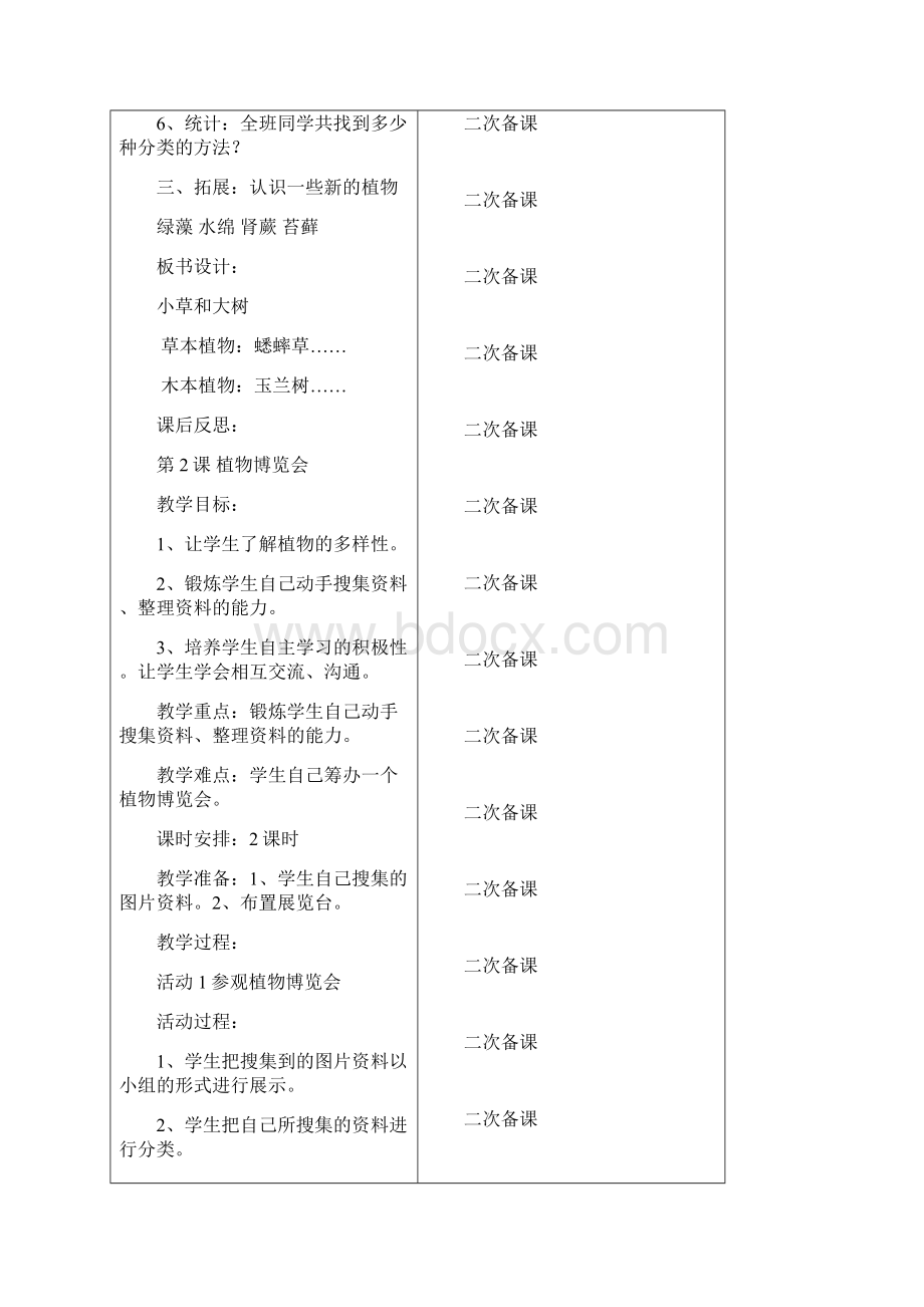 54页全册教案冀教版小学科学六年级上册全册教案.docx_第3页