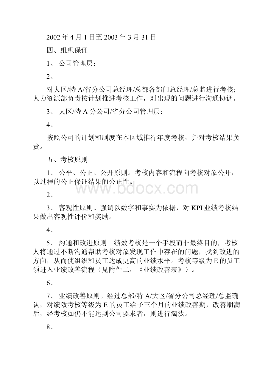 中国网通绩效考核制度.docx_第2页