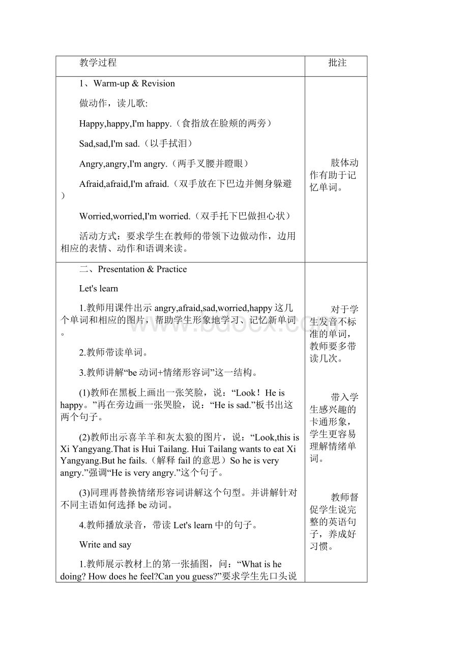 六年级英语上册Unit 6 图表式教案.docx_第2页