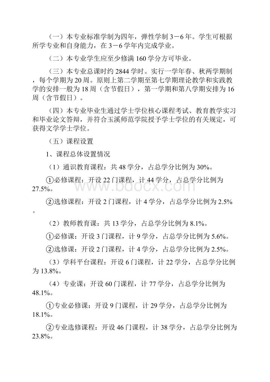 汉语言文学专业学分制人才培养方案课件docWord文档格式.docx_第3页