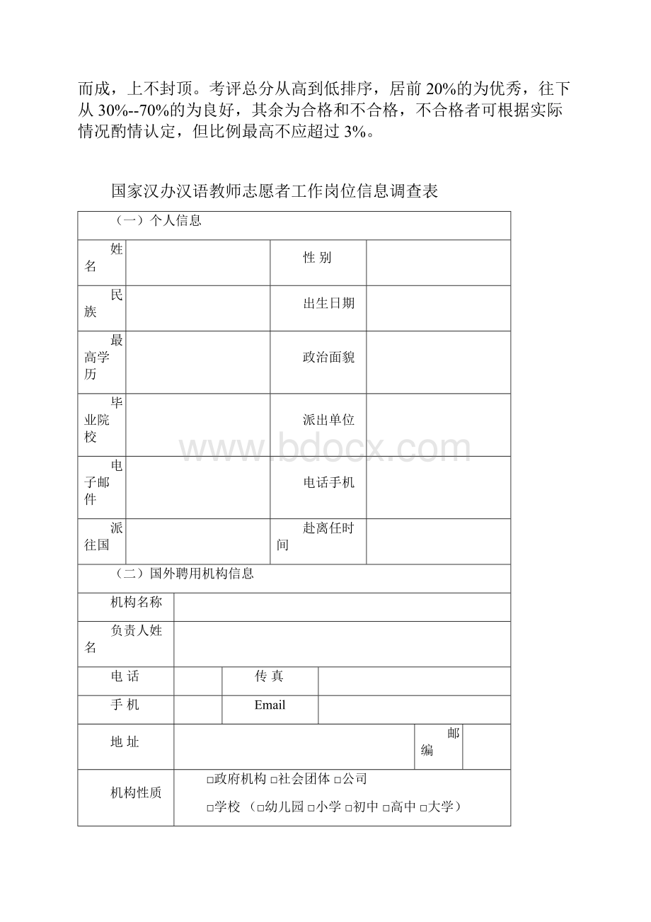 汉语教师志愿者履职考评表Word文档下载推荐.docx_第3页