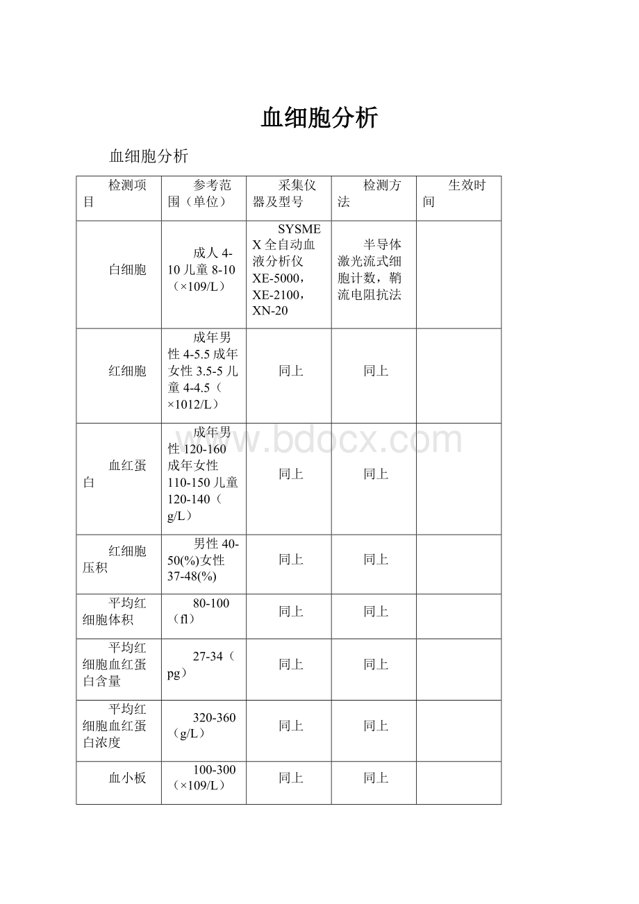 血细胞分析.docx