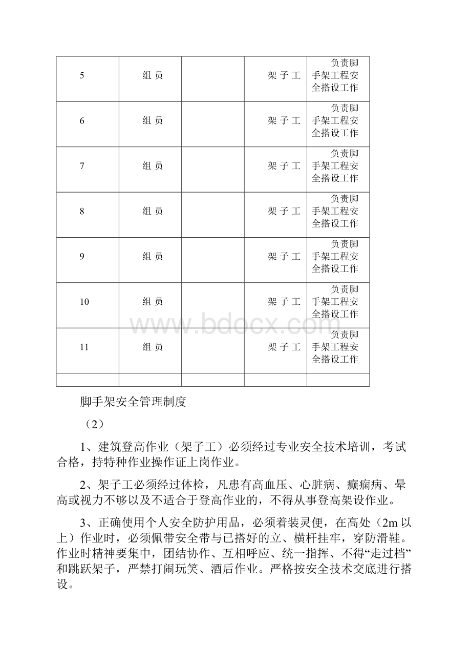 五脚手架管理资料五Word文档格式.docx_第3页