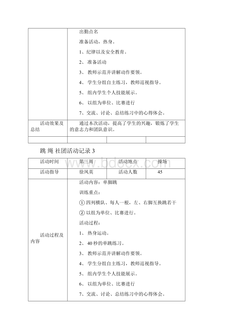 跳绳活动记录表Word下载.docx_第2页