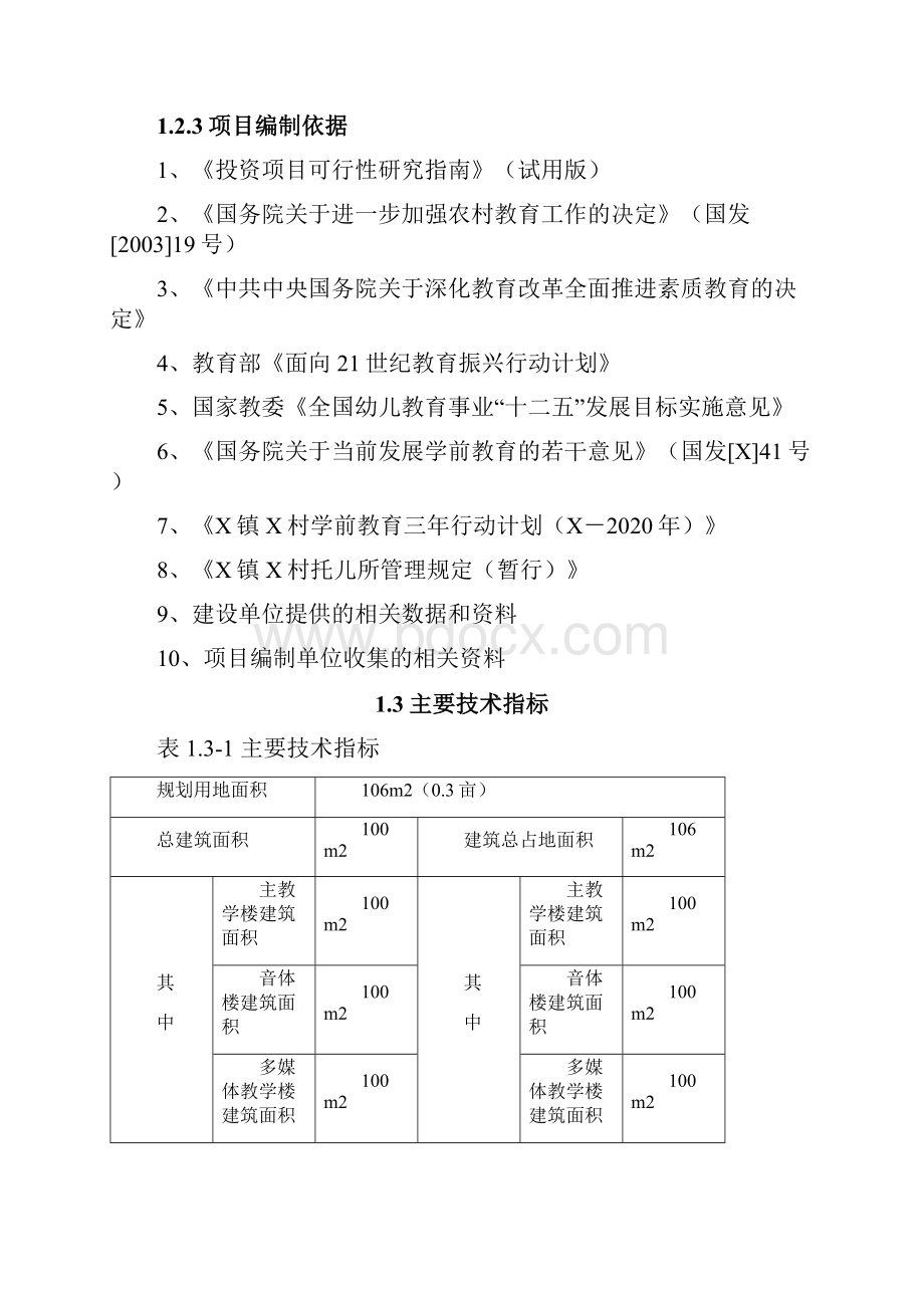 托儿所项目可行性报告.docx_第2页