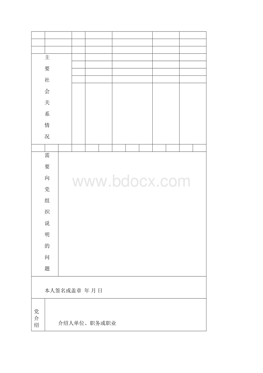 入党志愿书模板完整版空表.docx_第3页