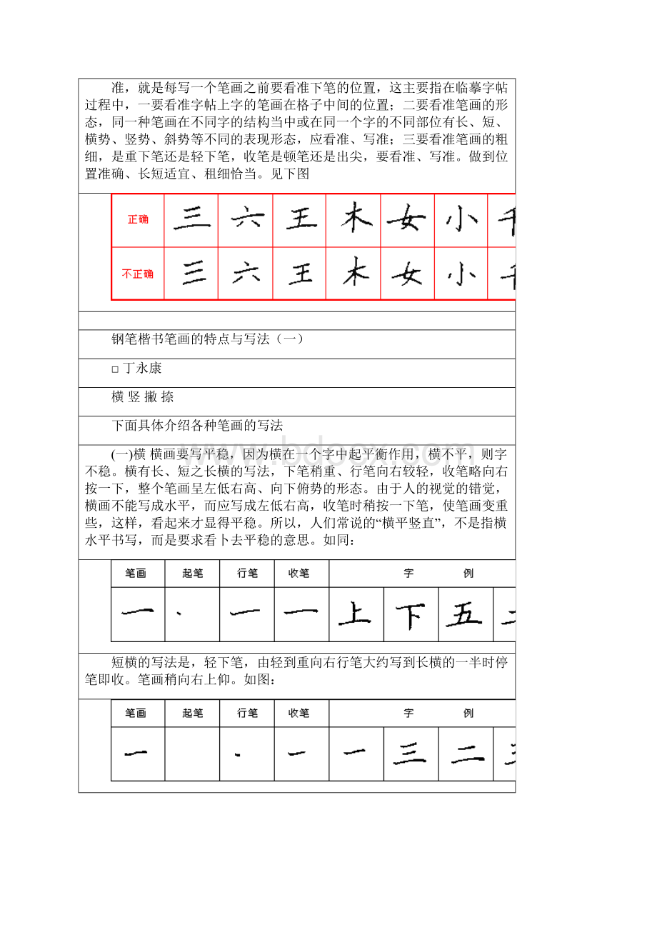 硬笔楷书入门教程.docx_第3页