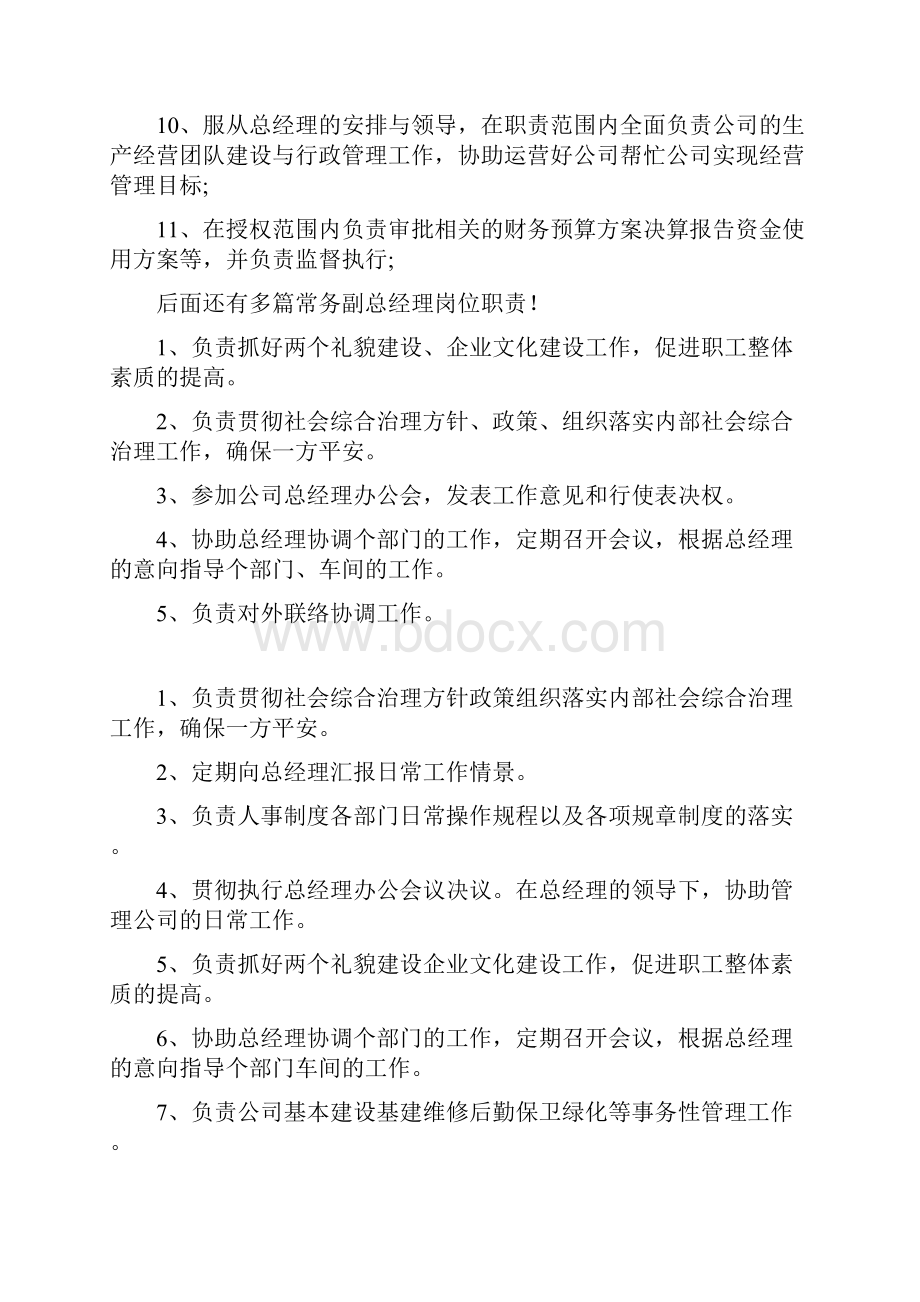 常务副总经理岗位职责.docx_第3页