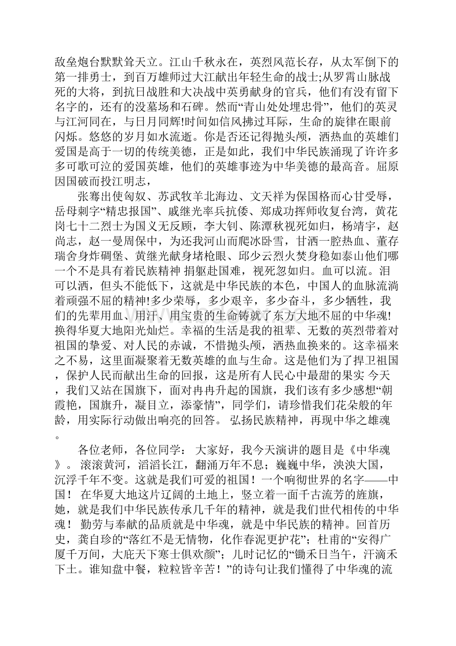 中华魂主题演讲稿.docx_第2页