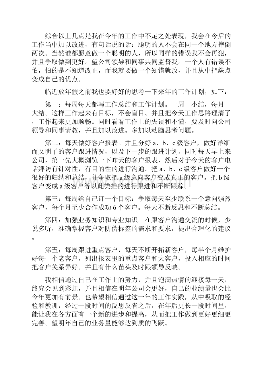 销售人员年终总结.docx_第2页