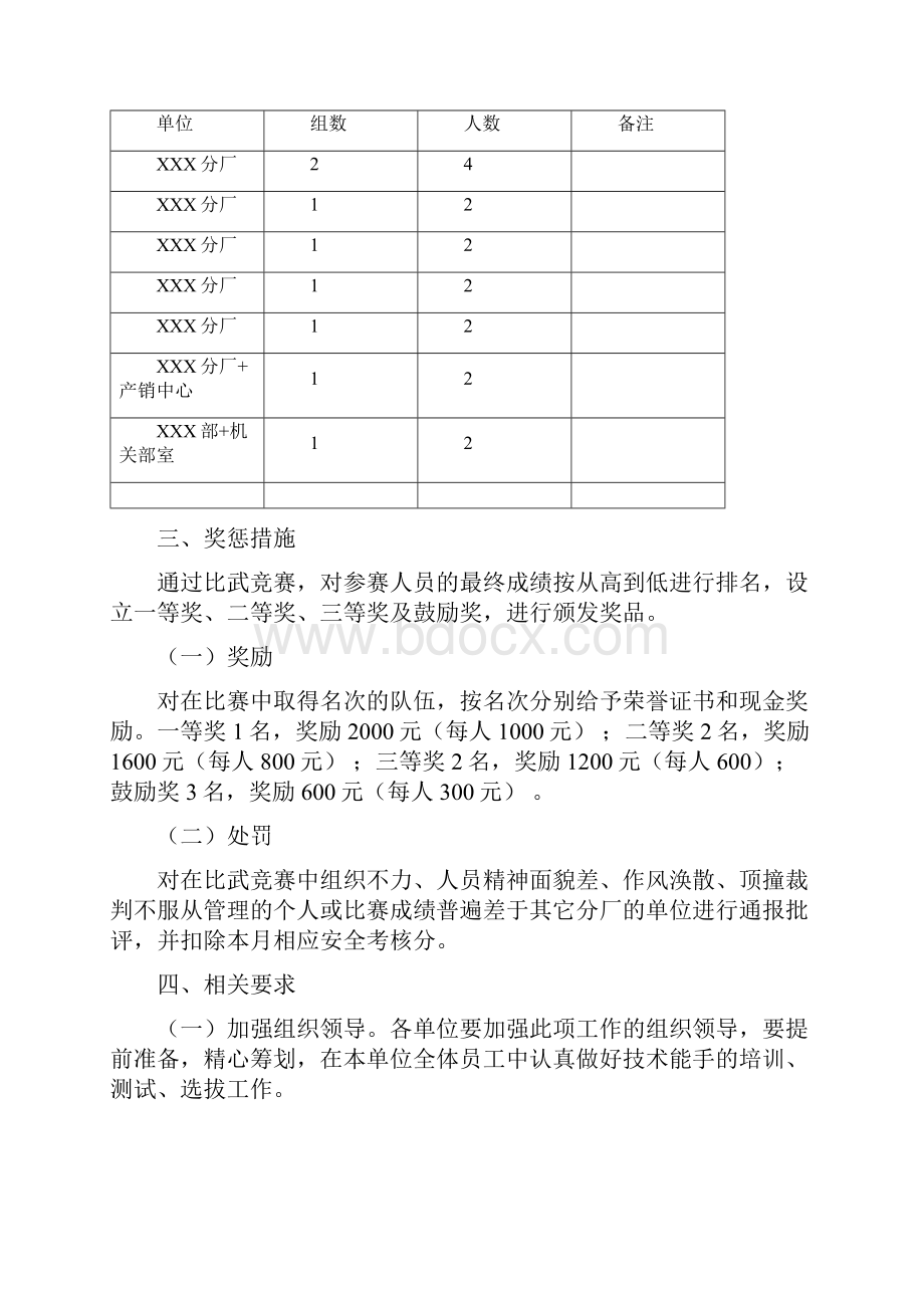 第二届消防技能比武大赛实施方案.docx_第3页