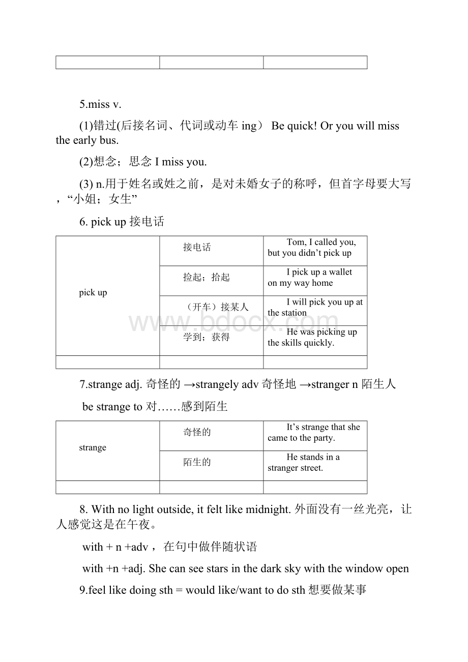 人教版八年级下册英语Unit5知识点总结文档格式.docx_第3页