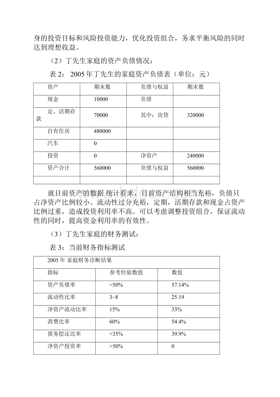 个人理财实训分析报告.docx_第3页