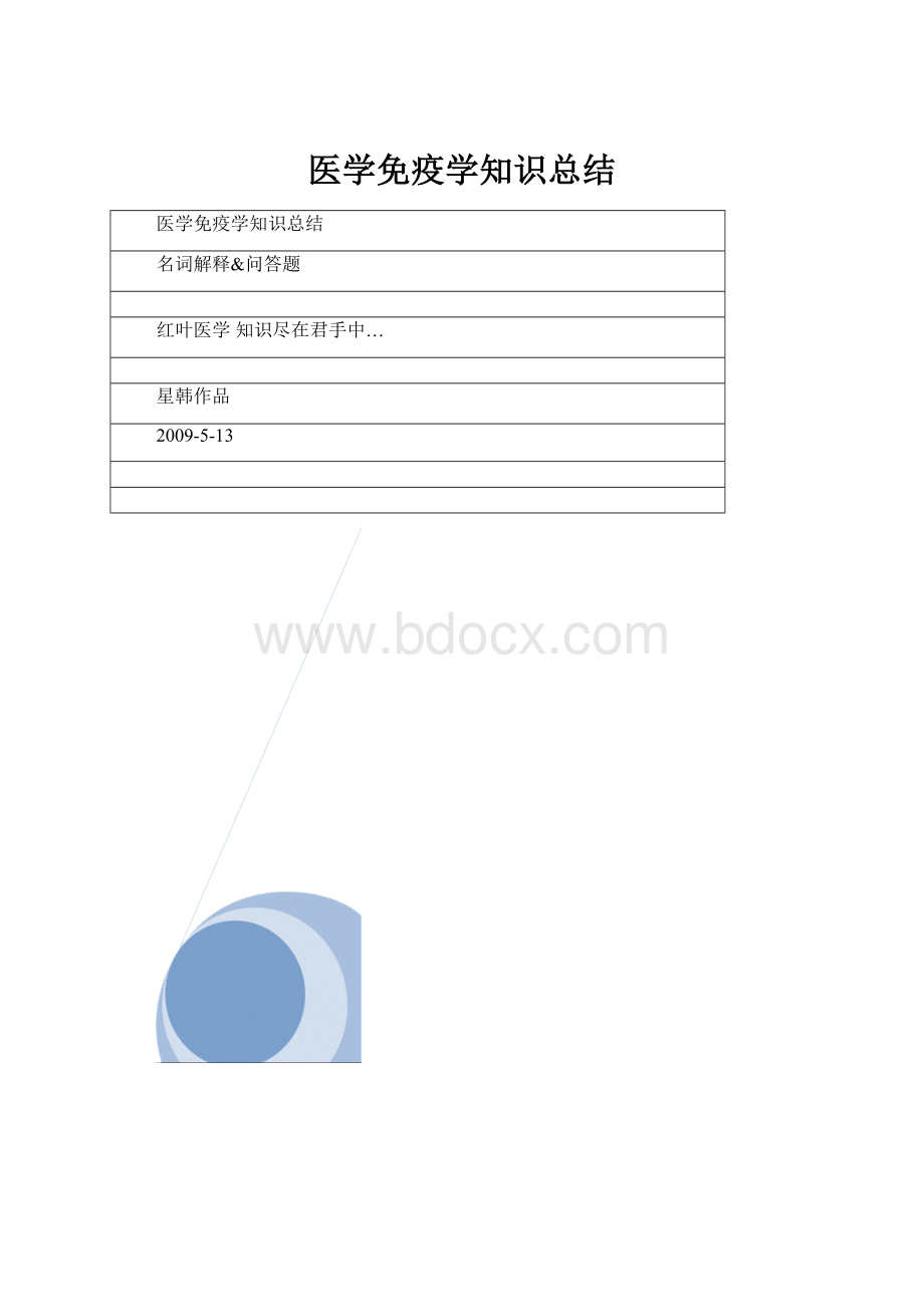 医学免疫学知识总结.docx_第1页