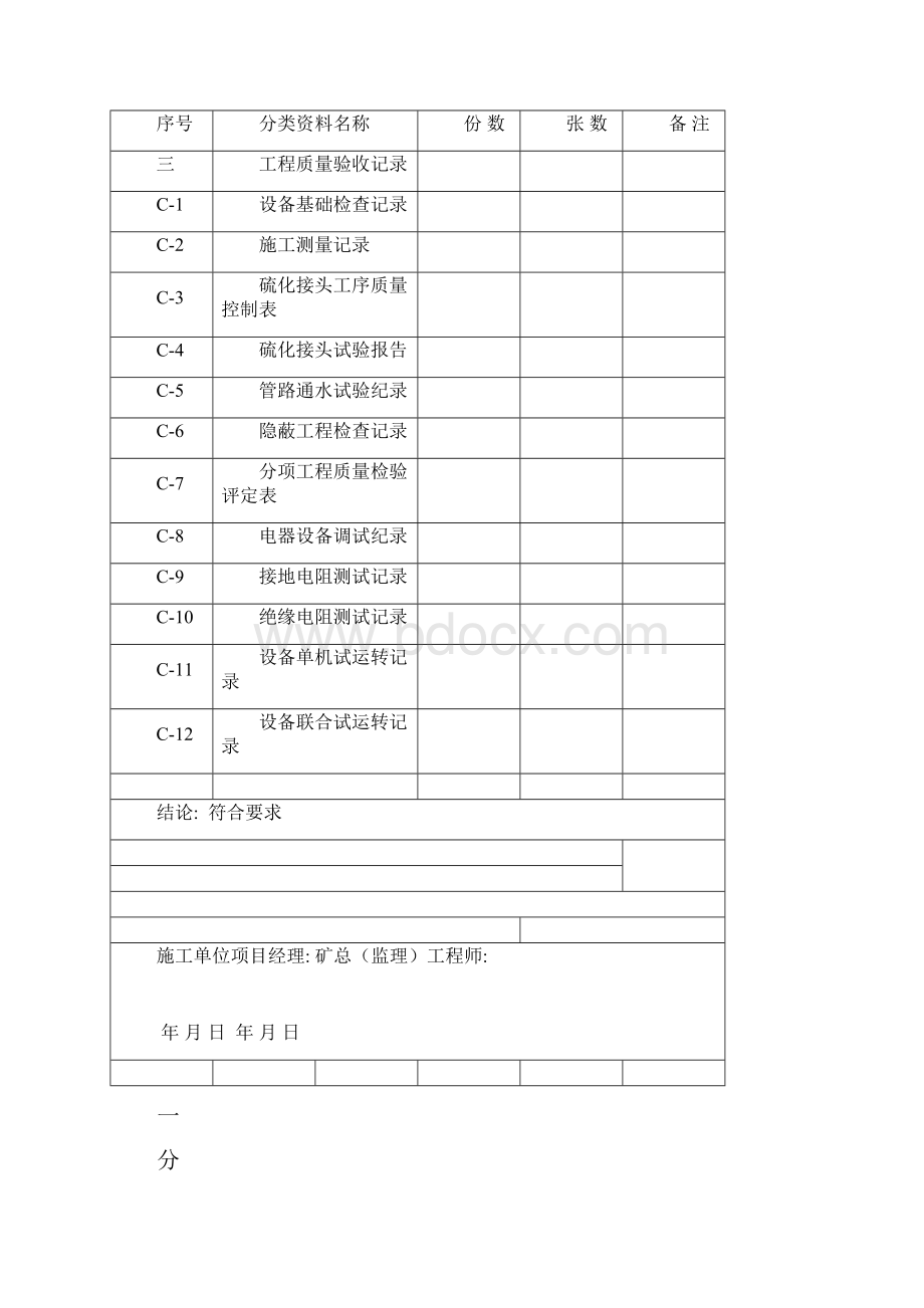 主斜井皮带安装竣工资料Word格式文档下载.docx_第3页