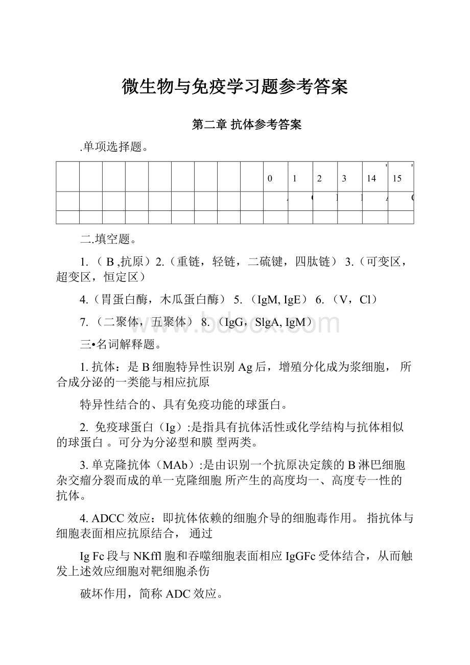 微生物与免疫学习题参考答案Word文档格式.docx_第1页