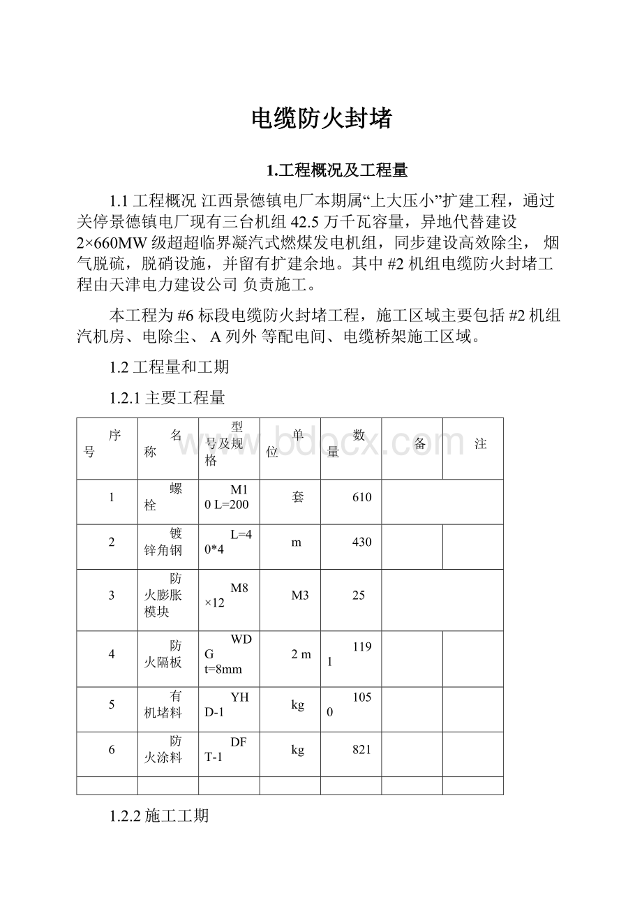 电缆防火封堵.docx