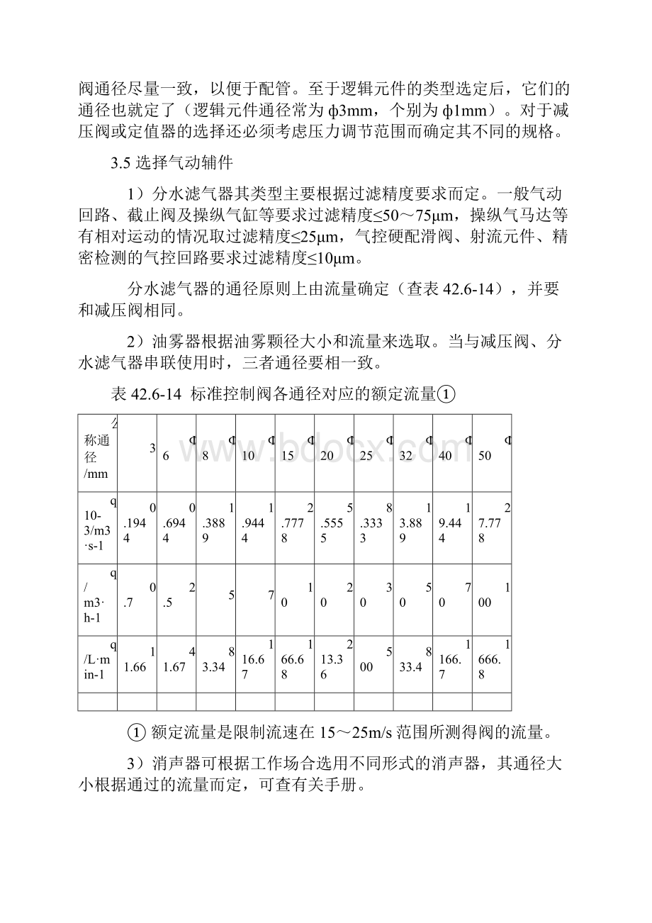 气动系统设计的主要内容及设计程序.docx_第3页