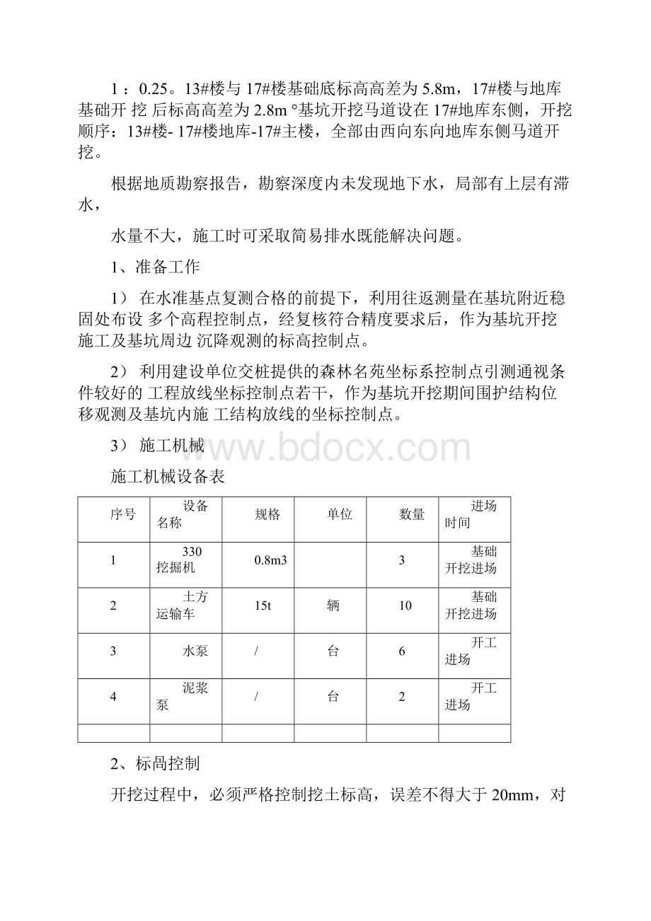 深基坑开挖方案平台10米.docx_第3页