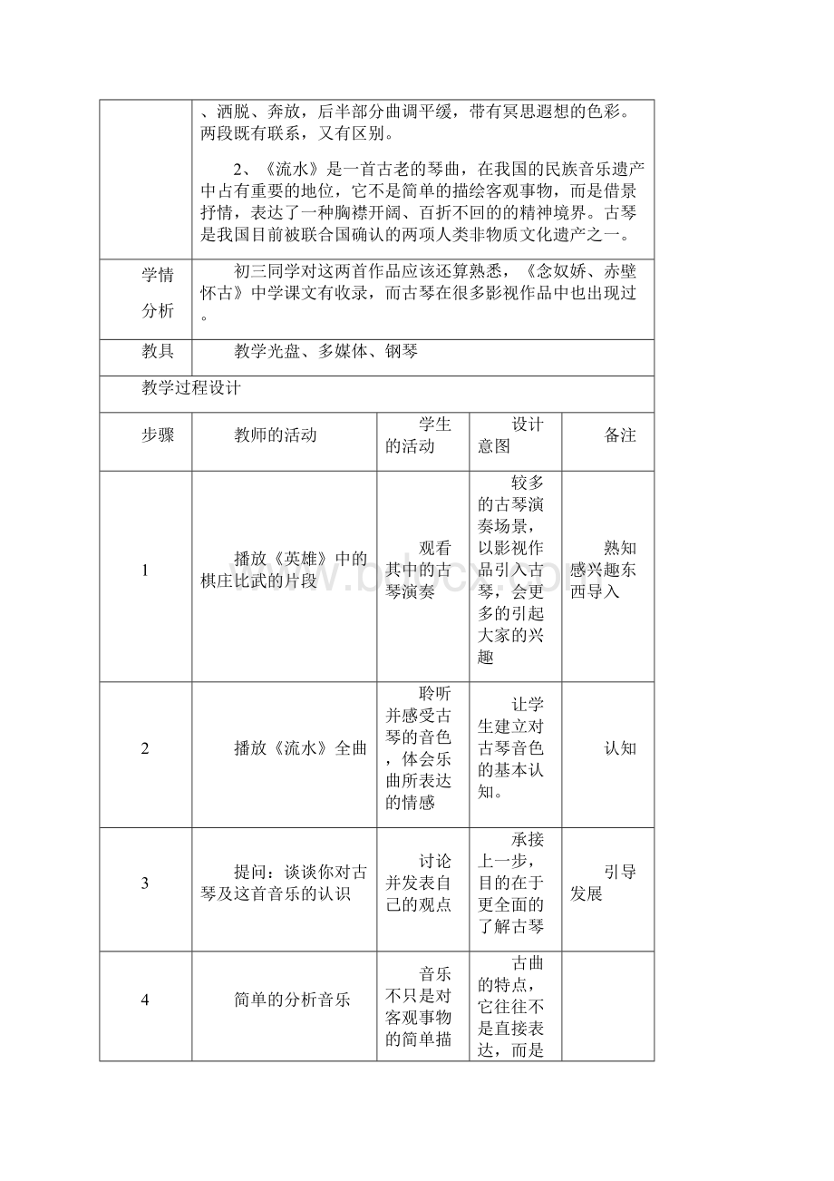 人教版九年级下册音乐教案.docx_第2页