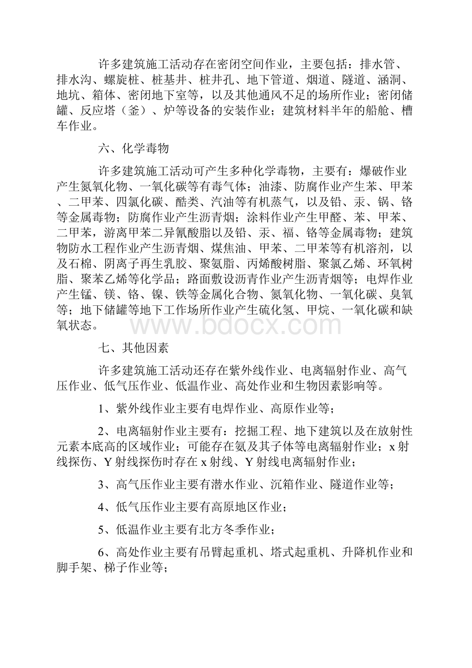 建筑行业职业危害因素及控制措施清单学习资料Word文档下载推荐.docx_第3页