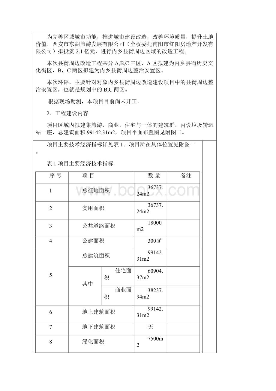 县衙周边整治安置区改造项目二期工程环境评估报告表.docx_第3页