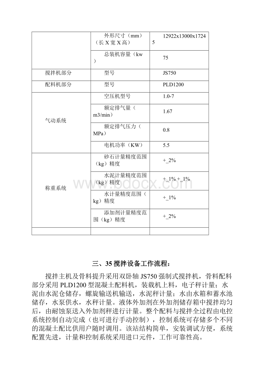 小型简易混凝土搅拌站设备Word文档格式.docx_第3页