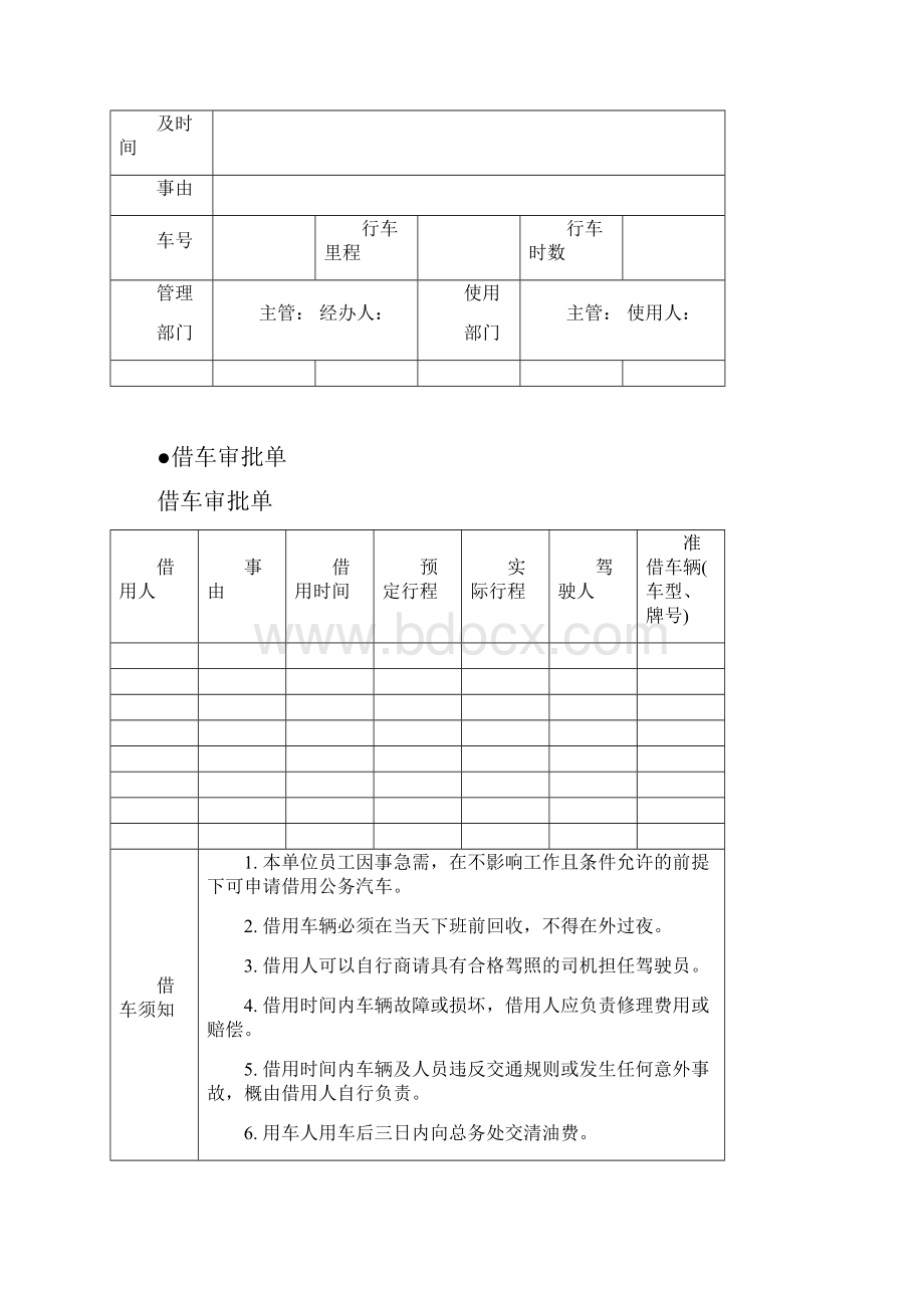 后勤日常管理工作常用表格.docx_第2页