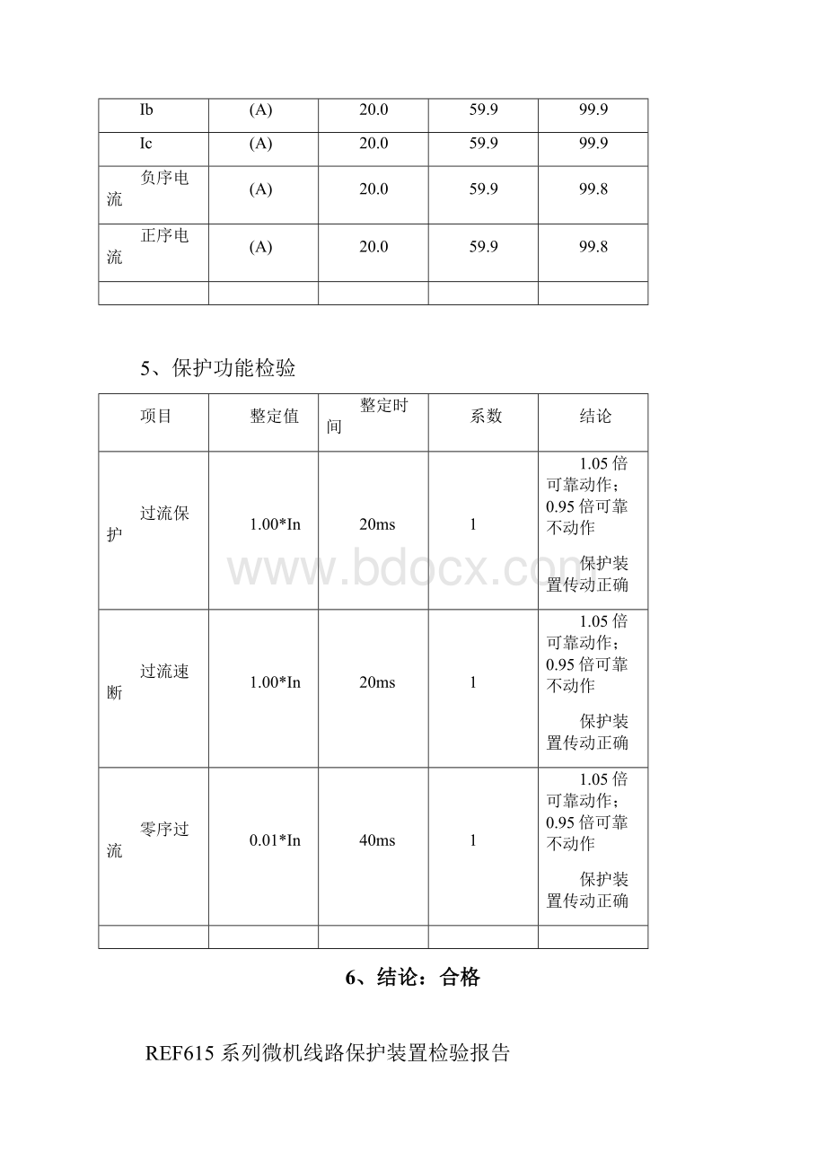 楚雄开发区环网柜更换工程二次调试记录doc文档格式.docx_第3页