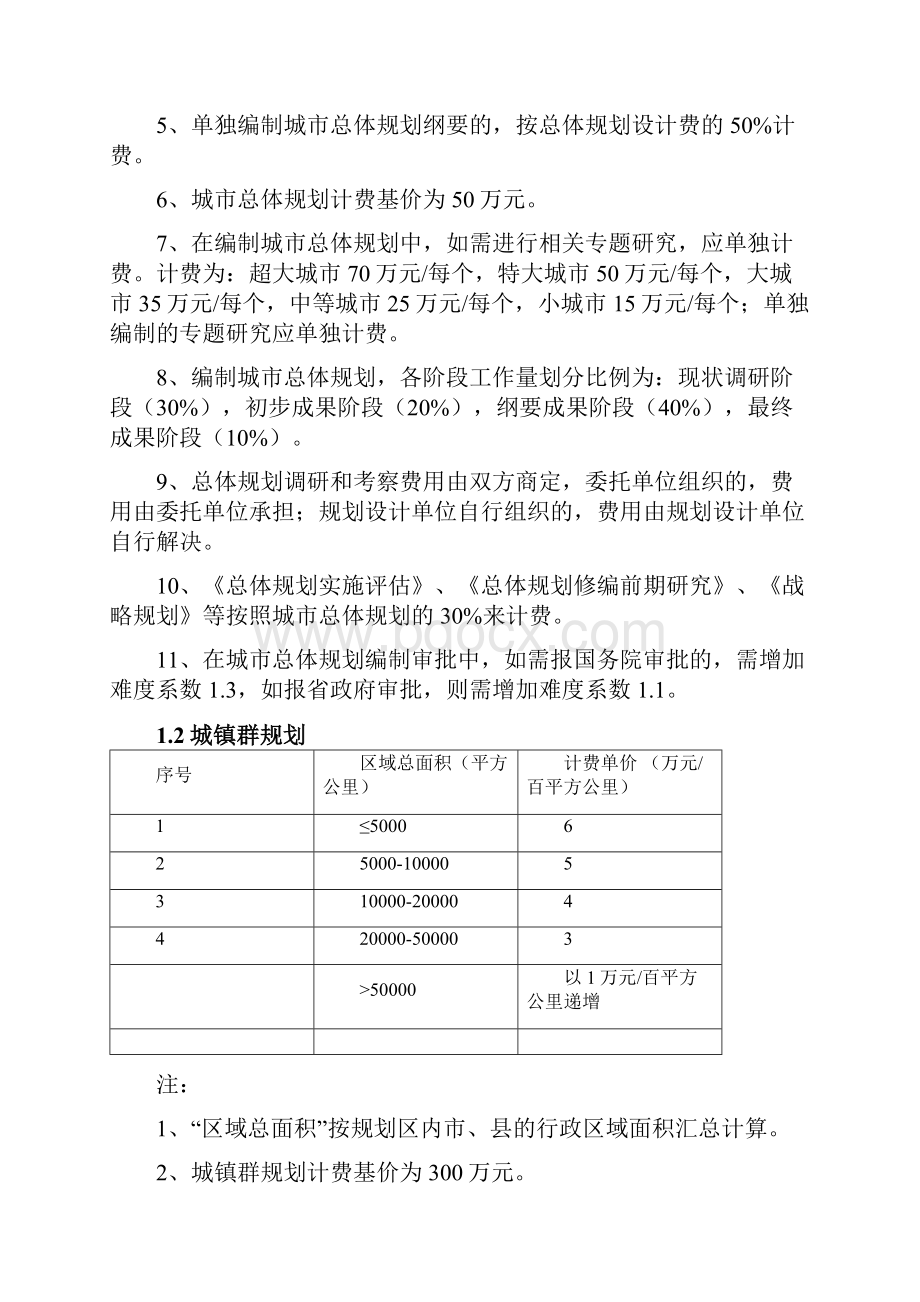 《城市规划设计计费指导意见》.docx_第2页