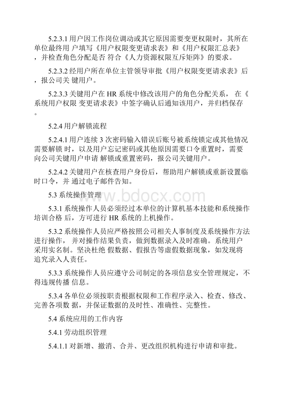 人力资源管理系统应用管理规定.docx_第3页