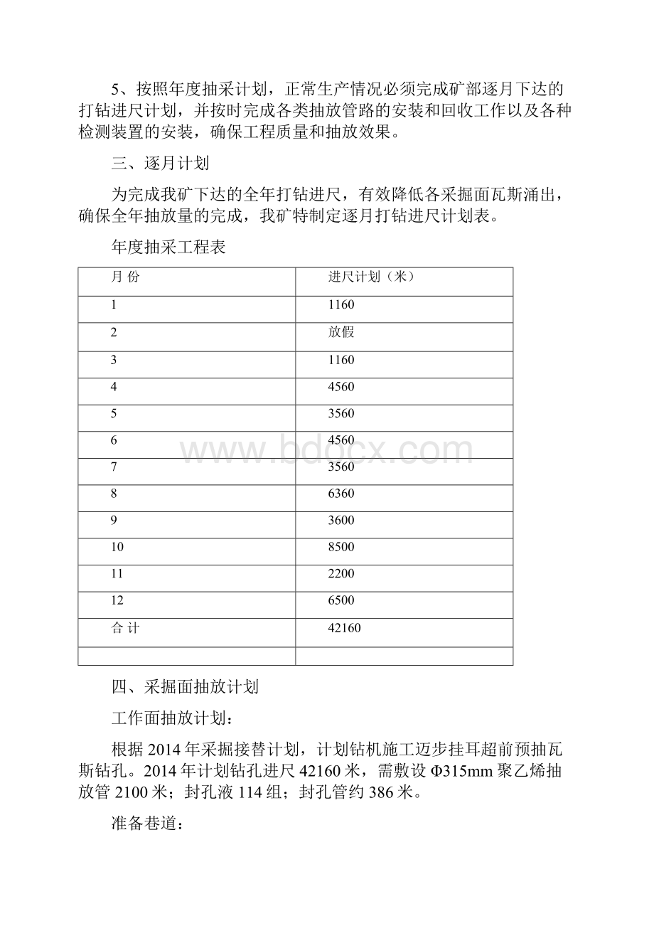 瓦斯抽采年度工作计划.docx_第2页