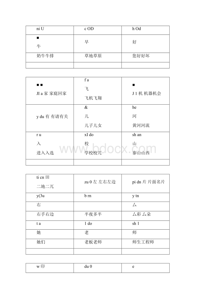 完整版识字卡片带拼音词组Word文档下载推荐.docx_第3页