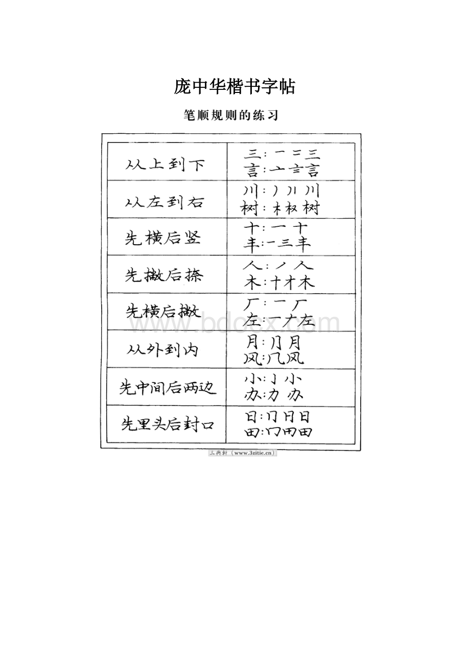 庞中华楷书字帖.docx_第1页