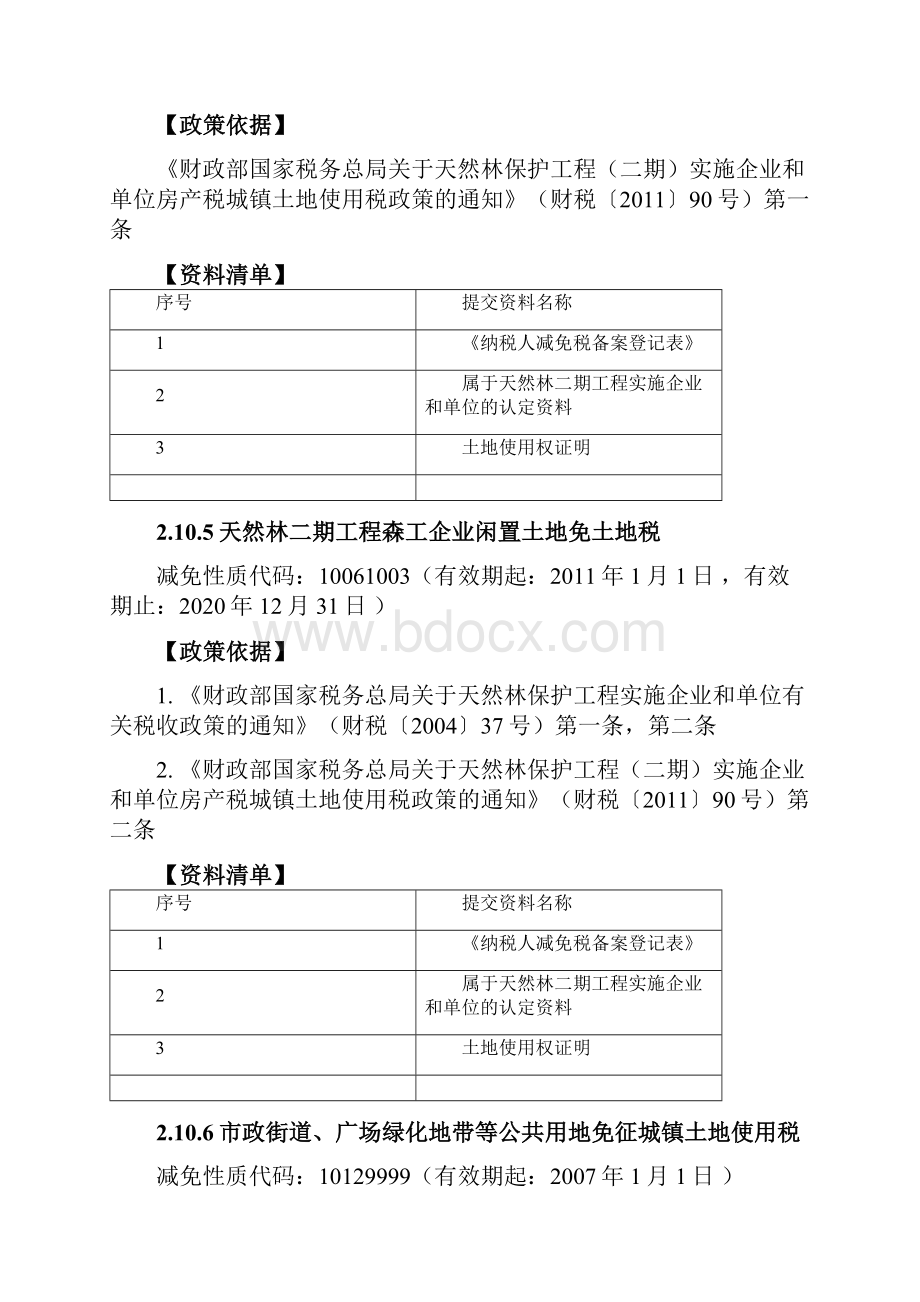 城镇土地使用税备案类税收优惠申办材料.docx_第3页