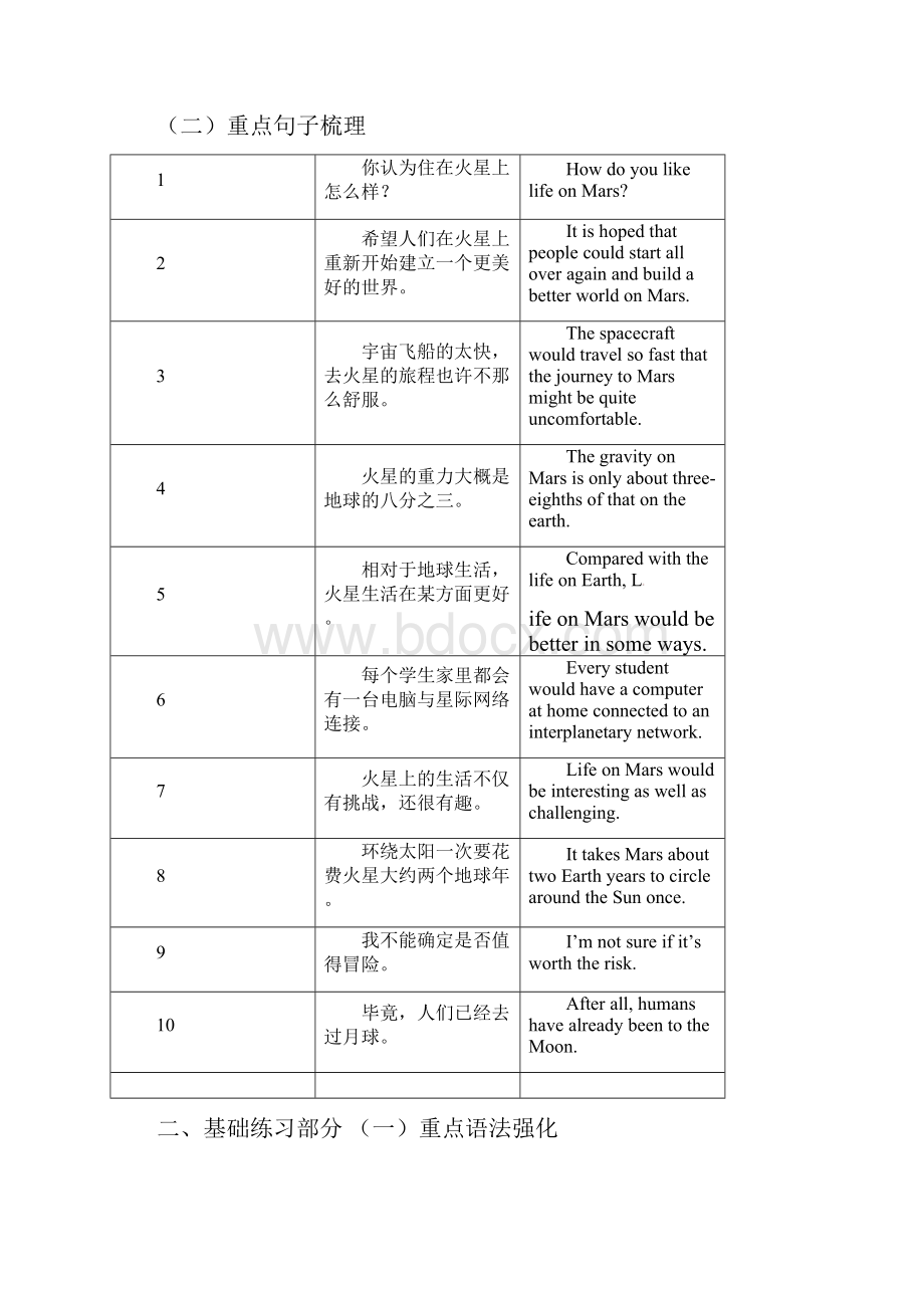 江苏省中考英语复习九下Unit4课本梳理导学案.docx_第2页