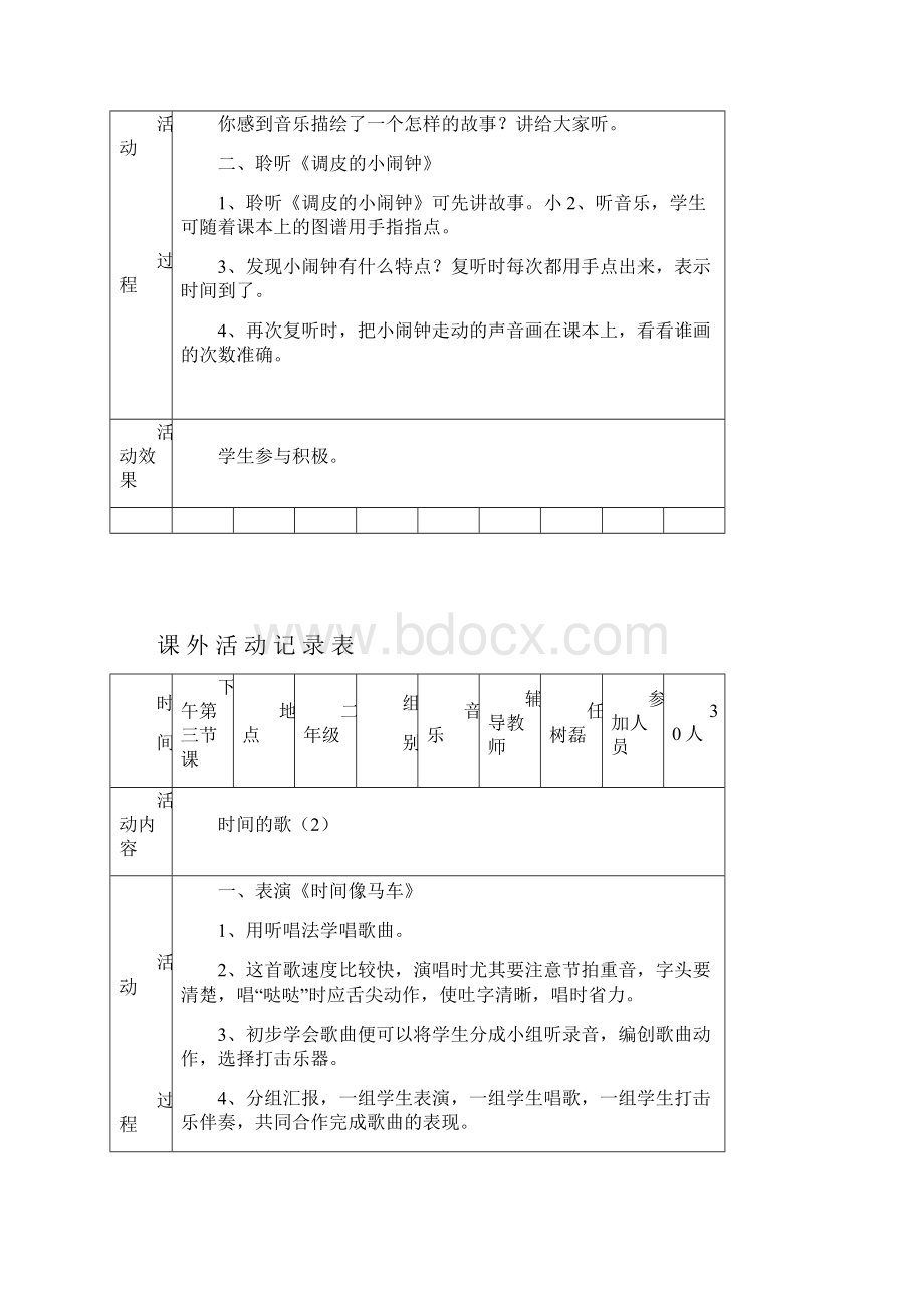 小学音乐兴趣小组活动记录.docx_第3页