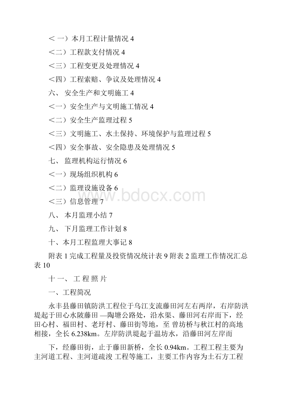 防洪工程监理月报Word文档格式.docx_第2页