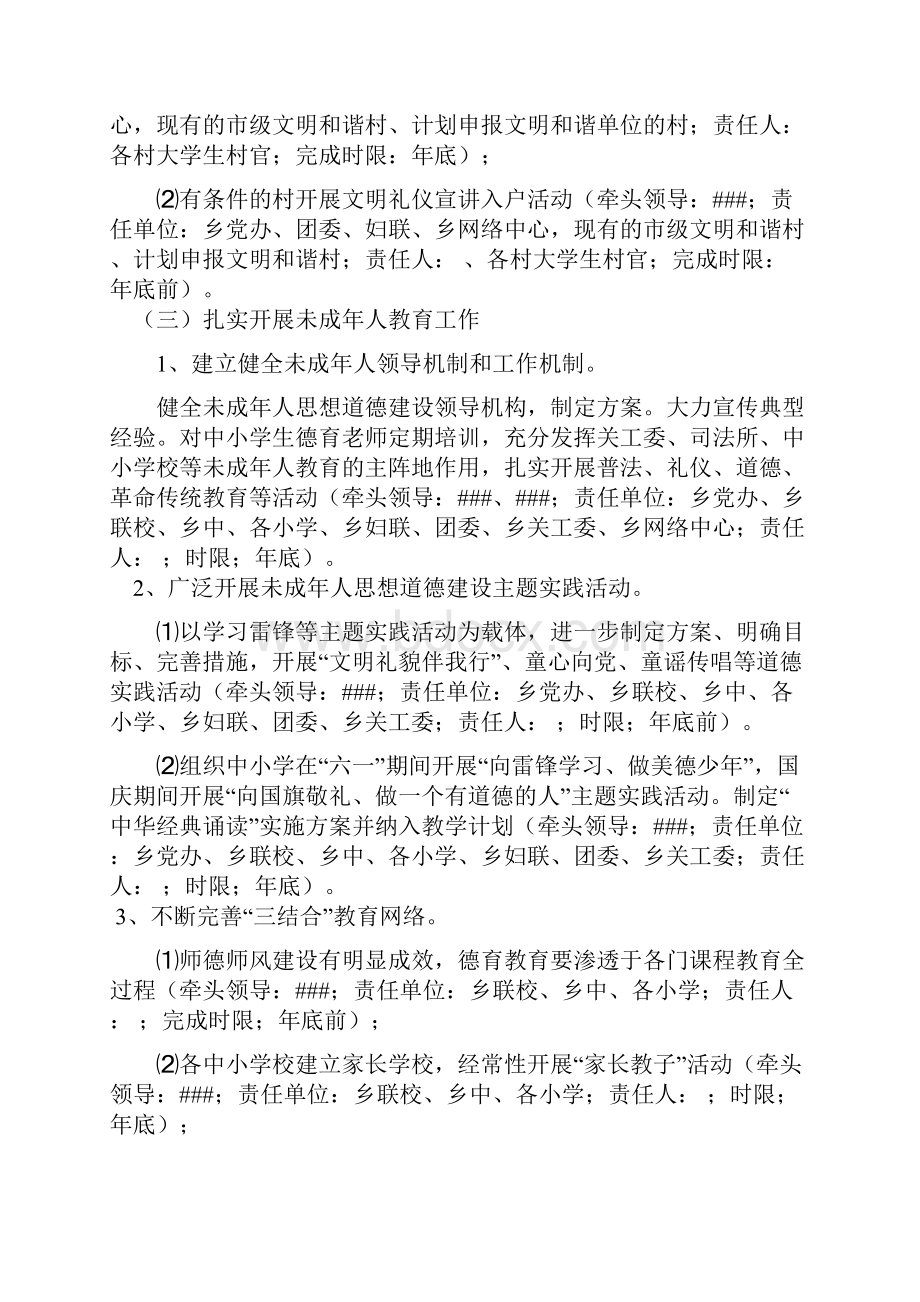 文明乡镇创建实施意见.docx_第3页