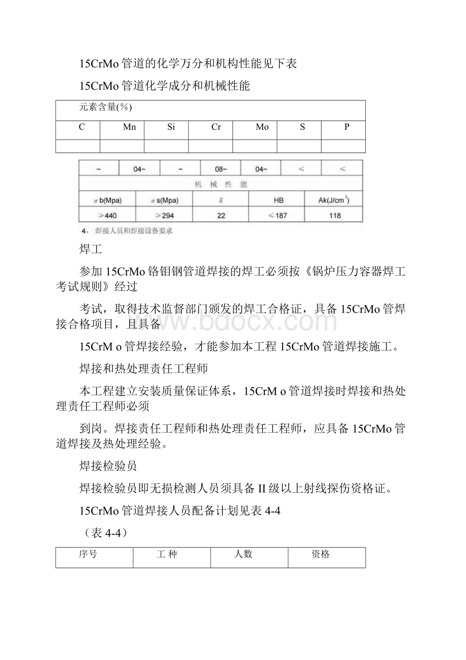 15CrMo铬钼钢管道焊接及热处理施工方案文档格式.docx_第3页