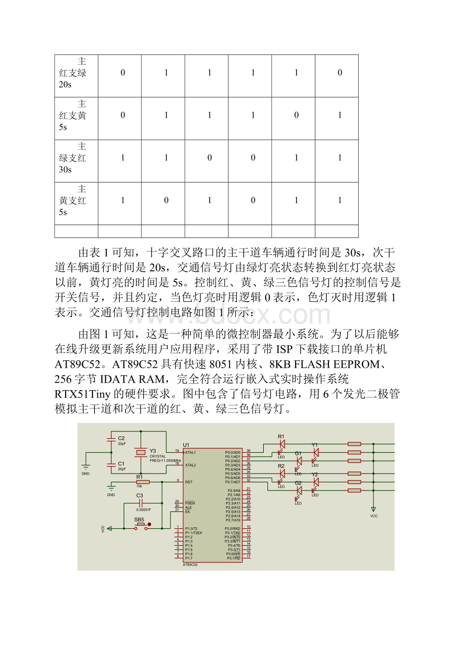 交通信号灯控制系统2B完整的C51编程.docx_第3页