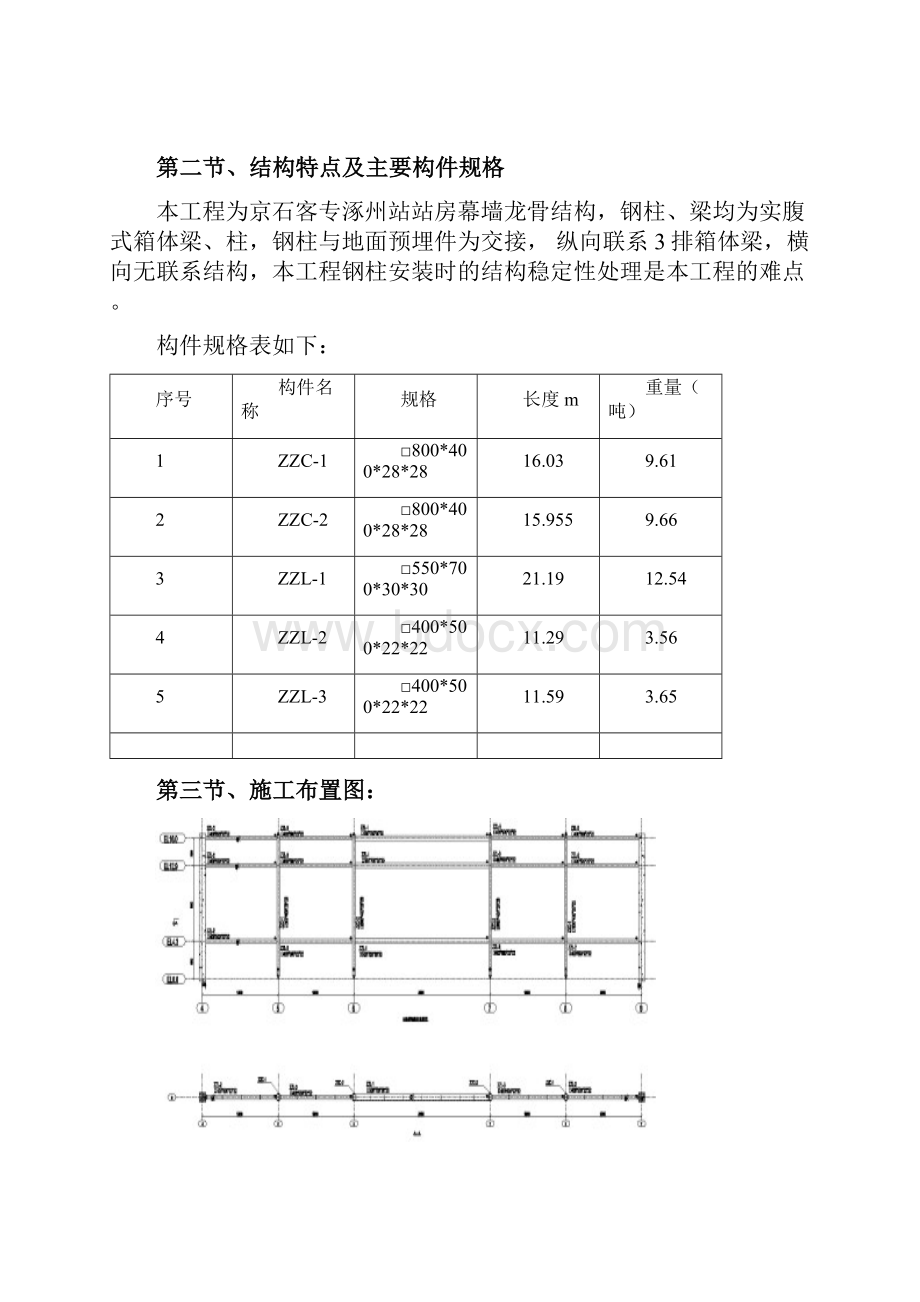 站房幕墙钢结构吊装方案.docx_第3页