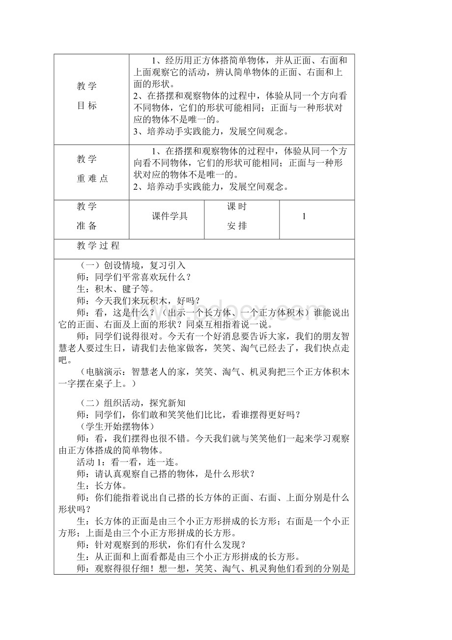 小学的数学 听课记录簿.docx_第3页