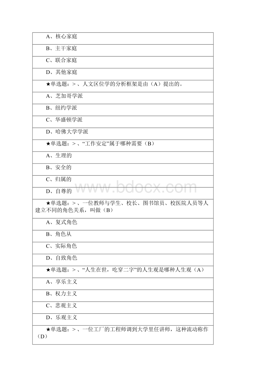 社会学试题及答案Word文档下载推荐.docx_第3页