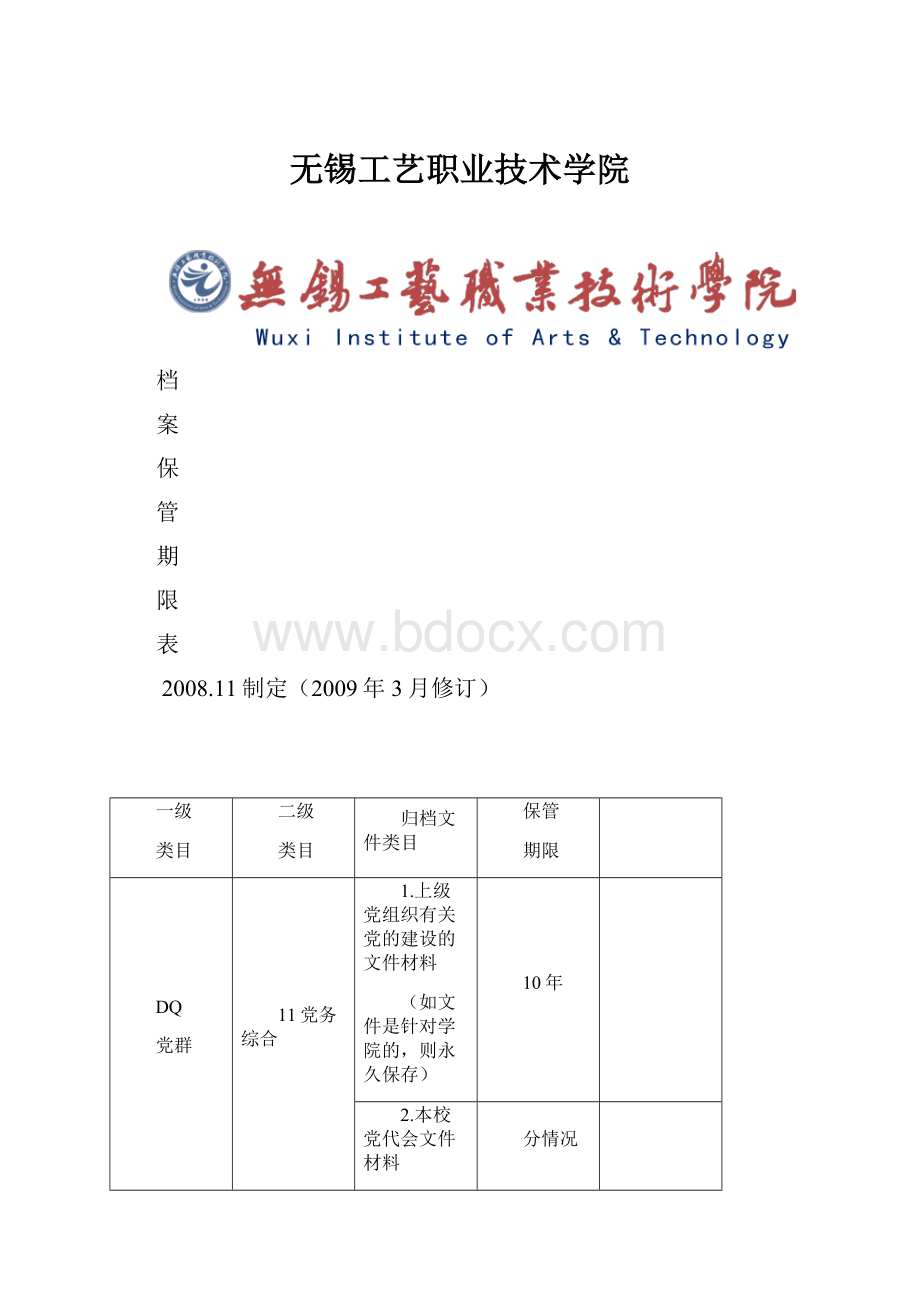 无锡工艺职业技术学院Word下载.docx