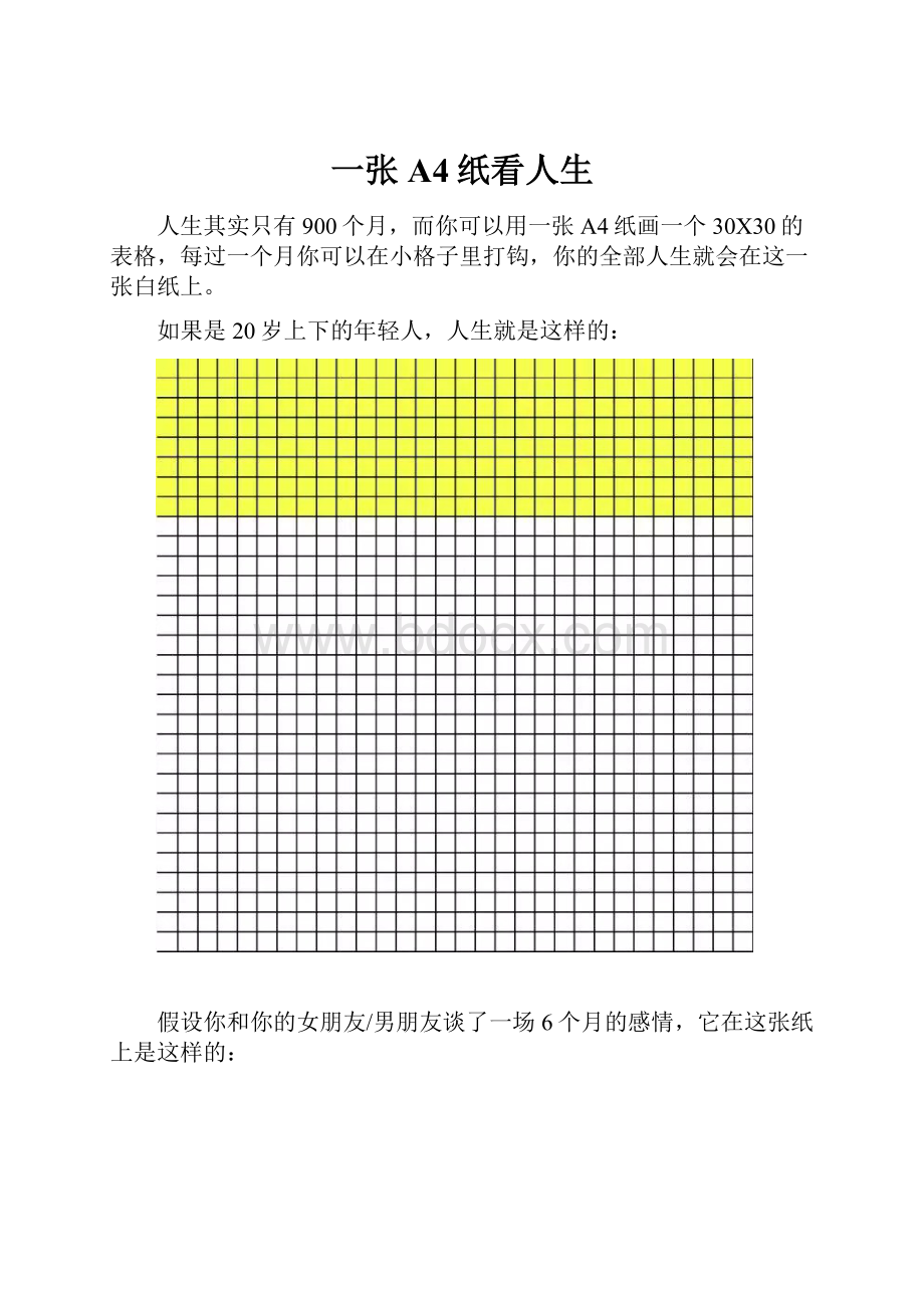 一张A4纸看人生.docx