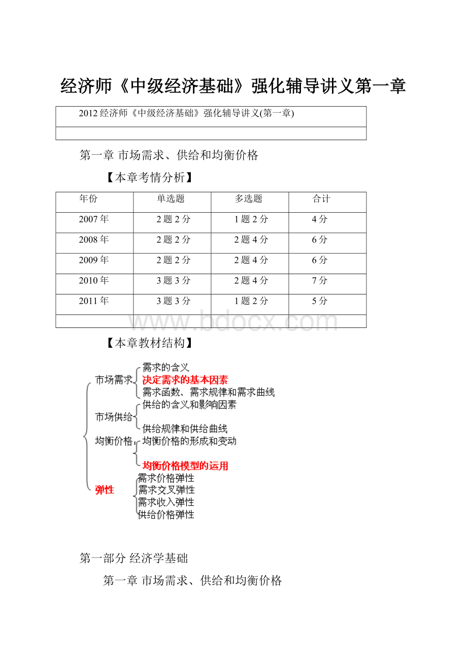 经济师《中级经济基础》强化辅导讲义第一章.docx