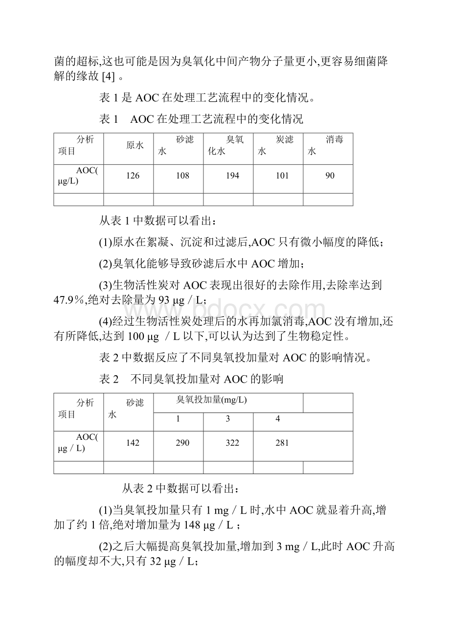 年臭氧化生物活性炭深度处理工艺安全性研究环境工程论文.docx_第3页